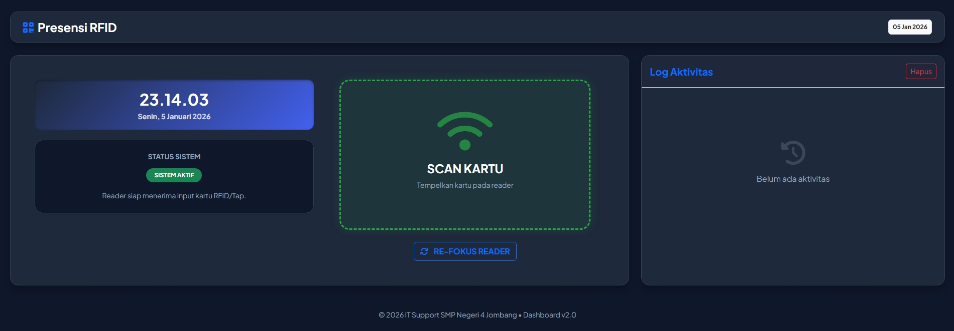 Presensi SMP Negeri 4 Jombang